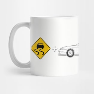 Fun S14 Nissan Silvia Drift sign Mug